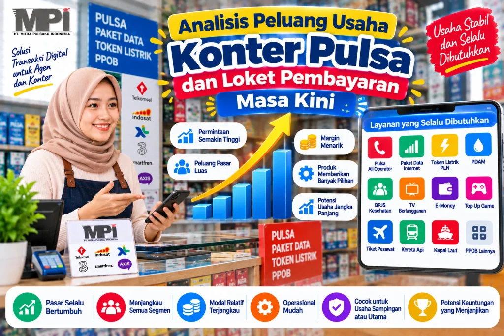 peluang usaha konter pulsa masa kini