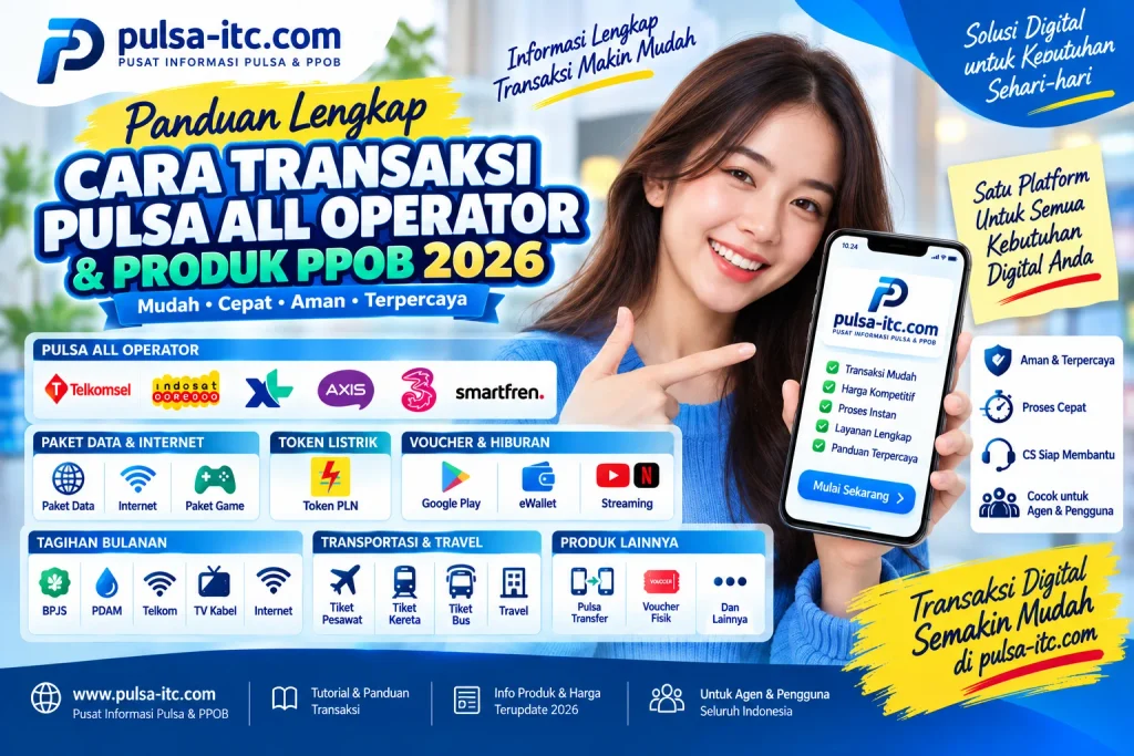 cara transaksi pulsa all operator