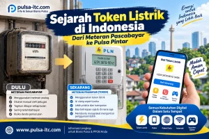 Sejarah Token Listrik di Indonesia: Dari Meteran Pascabayar ke Pulsa Pintar