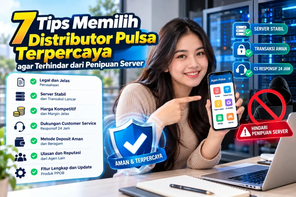 tips memilih distributor pulsa terpercaya dan resmi anti scam