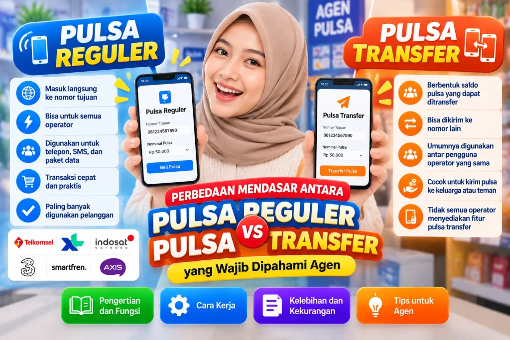 perbedaan pulsa transfer dan pulsa reguler