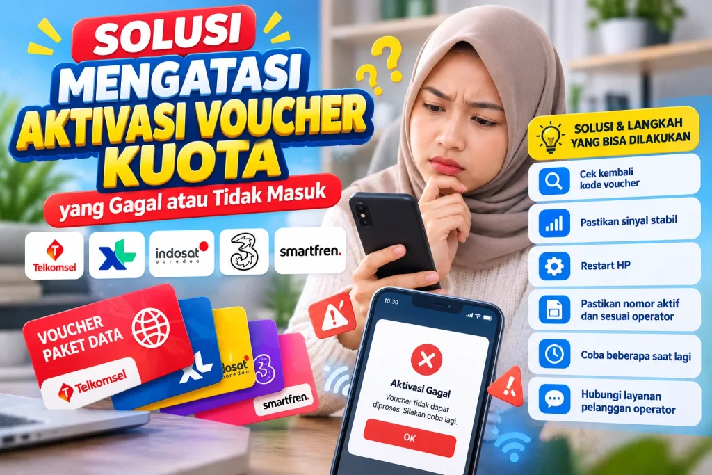 aktivasi voucher paket data yang gagal